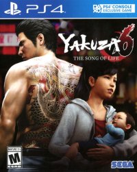 Yakuza 6: The Song of Life Playstation 4  box art